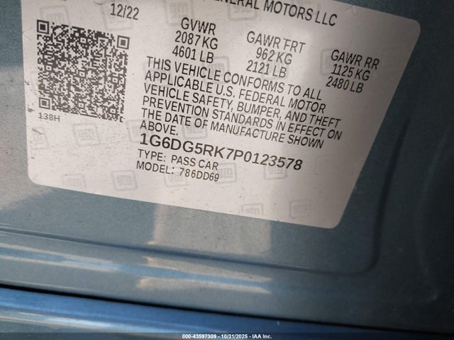 2023 CADILLAC CT4 1G6DG5RK7P0123578 Photo 8