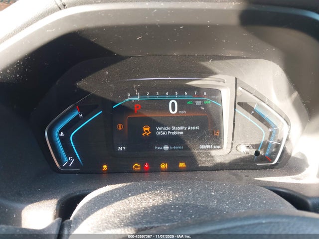 43597367 :رقم المزاد ، 5FNRL6H87LB032445 vin ، 2020 Honda Odyssey Touring مزاد بيع