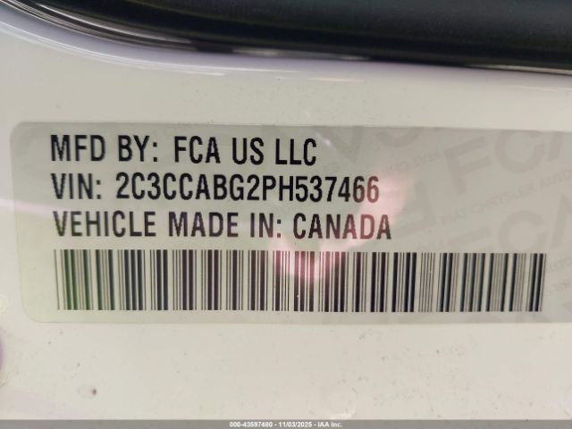 2023 CHRYSLER 300 2C3CCABG2PH537466 Photo 8