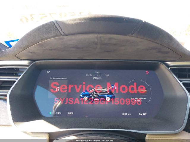 2016 TESLA MODEL S 5YJSA1E29GF150996 Photo 6