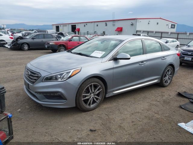 2017 HYUNDAI SONATA 5NPE34AB5HH455543 Photo 1