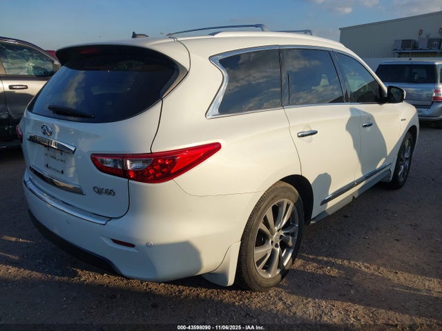 Продажа на аукционе авто 2014 Infiniti Qx60 Hybrid, vin: 5N1CL0MM5EC548157, номер лота: 43598090