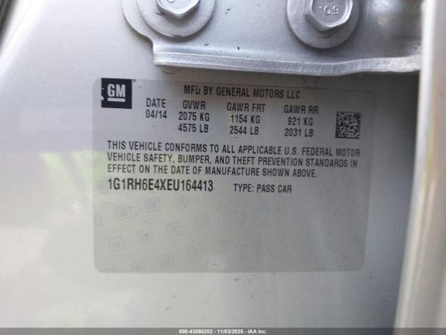 2014 CHEVROLET VOLT 1G1RH6E4XEU164413 Photo 8