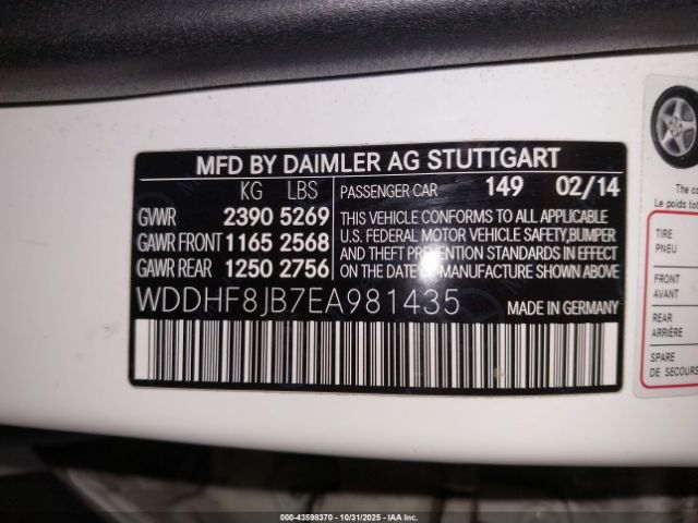 2014 MERCEDES-BENZ E 350 WDDHF8JB7EA981435 Photo 8