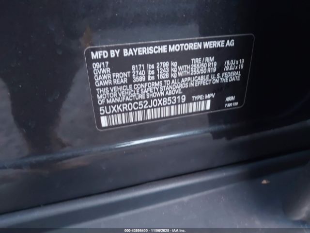 2018 BMW X5 5UXKR0C52J0X85319 Photo 8