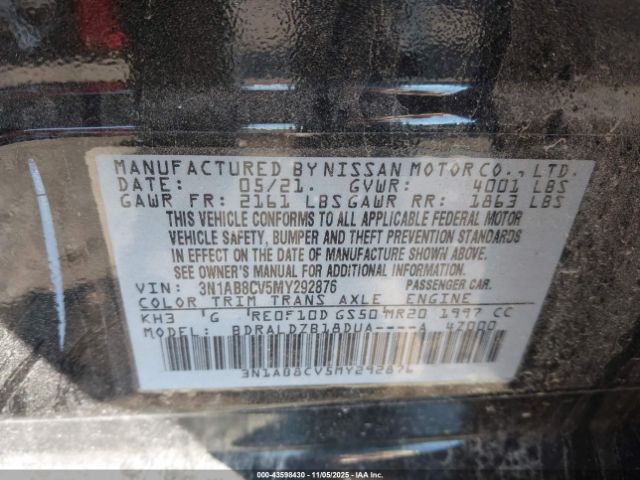 2021 NISSAN SENTRA 3N1AB8CV5MY292876 Photo 8