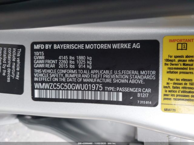 2016 MINI COUNTRYMAN WMWZC5C50GWU01975 Photo 8