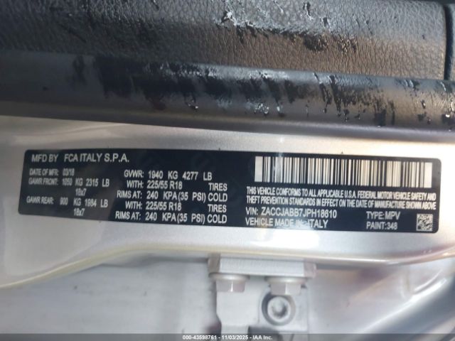 2018 JEEP RENEGADE ZACCJABB7JPH18610 Photo 8