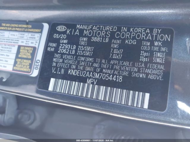 2021 KIA SELTOS KNDEU2AA3M7054418 Photo 8