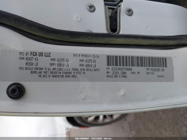 2015 CHRYSLER 300 2C3CCARG2FH746890 Photo 8