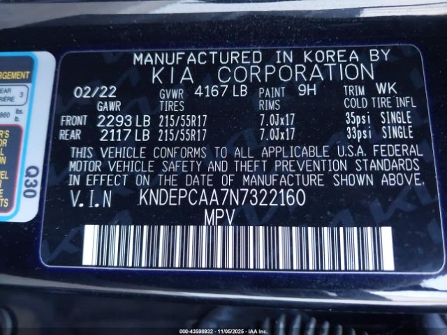 2022 KIA SELTOS KNDEPCAA7N7322160 Photo 8