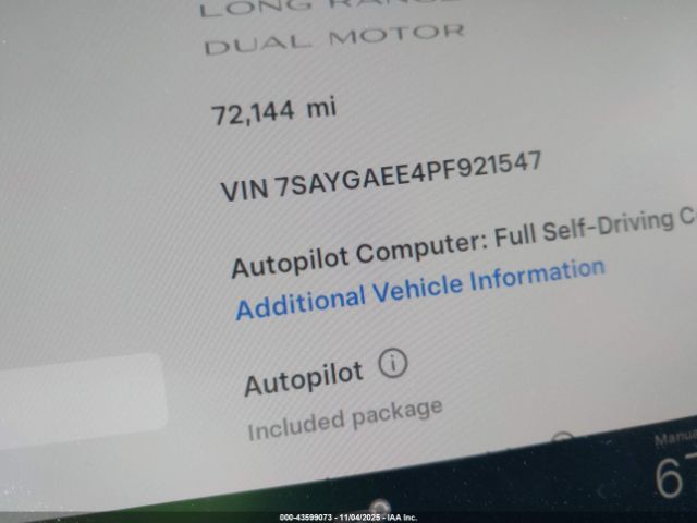2023 TESLA MODEL Y 7SAYGAEE4PF921547 Photo 6