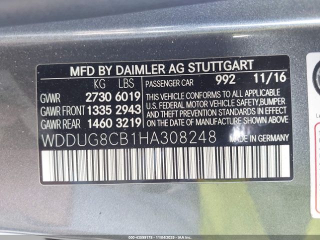 2017 MERCEDES-BENZ S 550 WDDUG8CB1HA308248 Photo 8