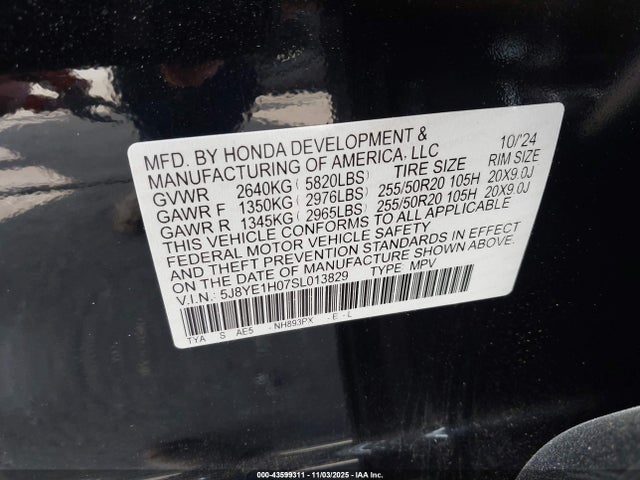 2025 ACURA MDX 5J8YE1H07SL013829 Photo 8