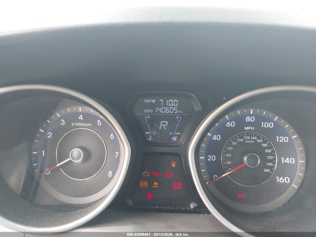 Aukcja sprzedaży 2011 Hyundai Elantra Gls (ulsan Plant), vin: KMHDH4AE6BU158538, numer aukcji: 43599467