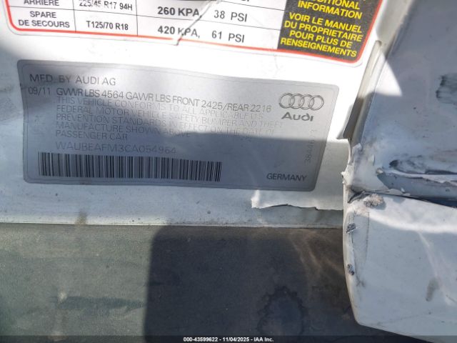 2012 AUDI A3 WAUBEAFM3CA054964 Photo 8