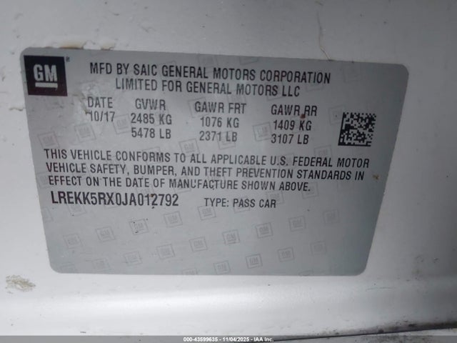 2018 CADILLAC CT6 PLUG-IN LREKK5RX0JA012792 Photo 8