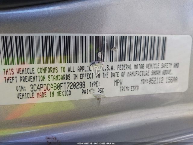 2015 DODGE JOURNEY 3C4PDCAB0FT720298 Photo 8