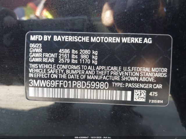 2023 BMW 330I 3MW69FF01P8D59980 Photo 8