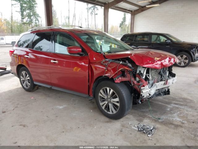 2018 NISSAN PATHFINDER 5N1DR2MM3JC629389