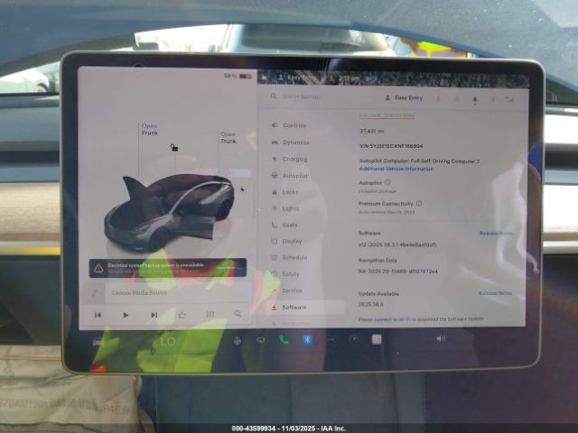 2022 TESLA MODEL 3 5YJ3E1ECXNF166994 Photo 6