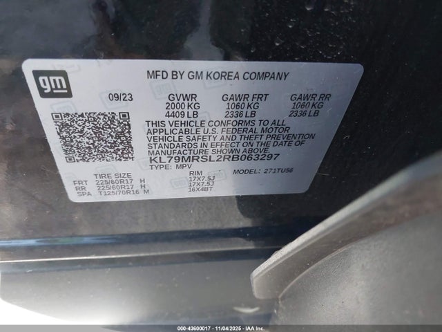 Chevrolet Trailblazer Awd Lt 2024 KL79MRSL2RB063297 Image 9