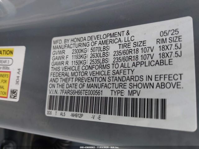 2026 HONDA CR-V HYBRID 7FARS6H66TE000561 Photo 8