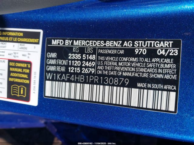 2023 MERCEDES-BENZ C 300 W1KAF4HB1PR130879 Photo 8