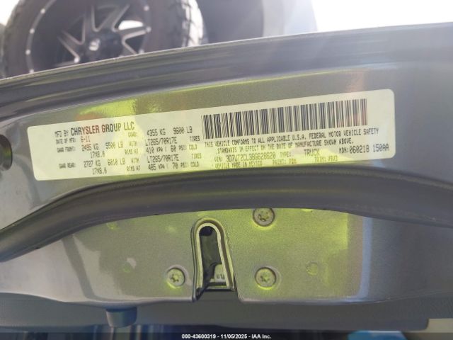 2011 RAM RAM 2500 3D7UT2CL3BG628620 Photo 8