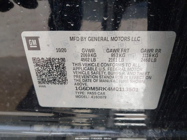 2021 CADILLAC CT5 1G6DM5RK4M0113501 Photo 8