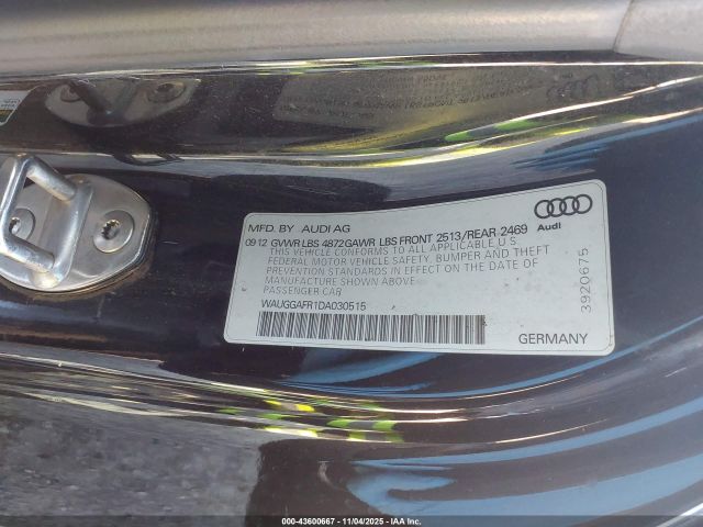 2013 AUDI S5 WAUGGAFR1DA030515 Photo 8