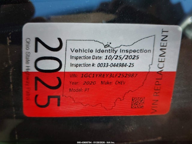 1GC1YREY3LF252987 Chevrolet Silverado 2500hd 4wd Long Bed High Country/4wd Standard Bed High Country