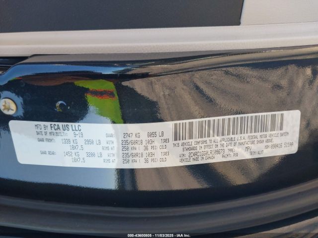 2020 CHRYSLER PACIFICA 2C4RC1GG0LR109673 Photo 8