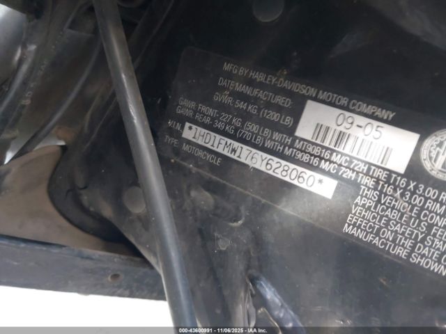 2006 HARLEY-DAVIDSON FLHTPI 1HD1FMW176Y628060 Photo 9