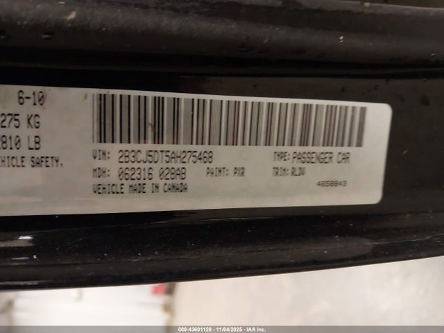 2010 DODGE CHALLENGER 2B3CJ5DT5AH275468 Photo 8