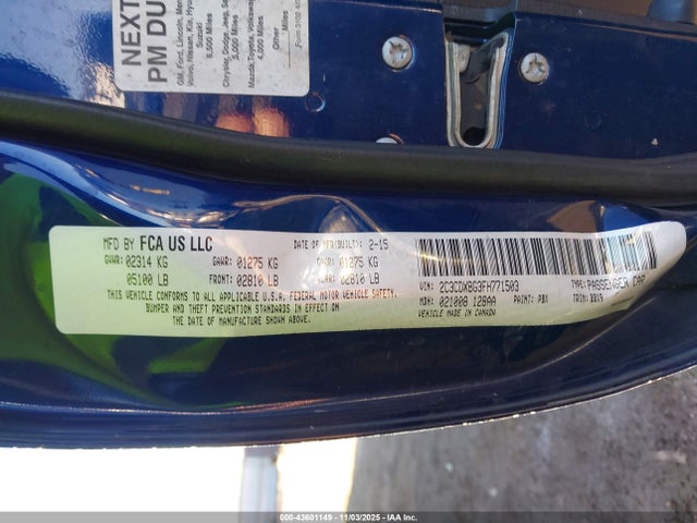 2015 DODGE CHARGER 2C3CDXBG3FH771503 Photo 8