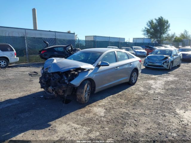 2017 HYUNDAI SONATA 5NPE24AF6HH477055 Photo 1