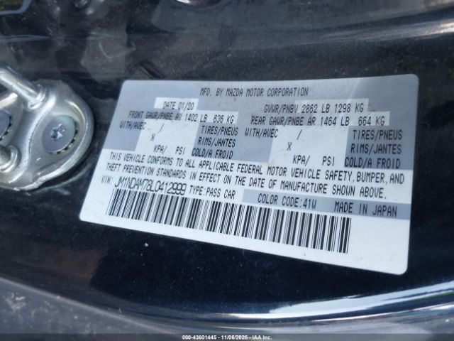 2020 MAZDA MX-5 MIATA RF JM1NDAM78L0412999 Photo 8