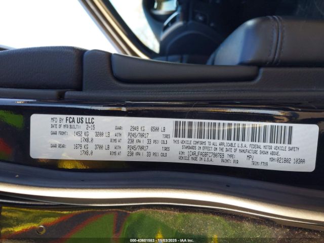 2015 JEEP GRAND CHEROKEE 1C4RJFAG8FC790769 Photo 8