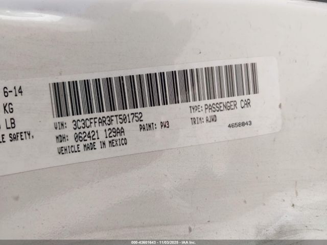 2015 FIAT 500 3C3CFFAR3FT501752 Photo 8