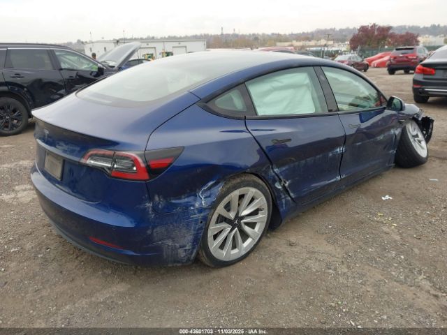 2022 TESLA MODEL 3 5YJ3E1EA6NF189610 Photo 3