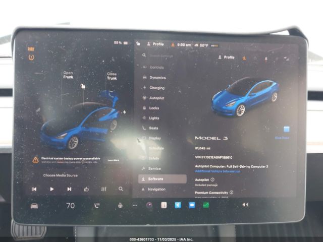 2022 TESLA MODEL 3 5YJ3E1EA6NF189610 Photo 6