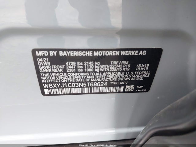 2022 BMW X2 WBXYJ1C03N5T68624 Photo 8