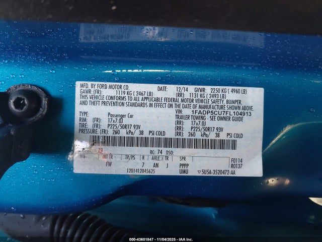 Ford C-max Energi Sel 2015 1FADP5CU7FL104913 Image 9