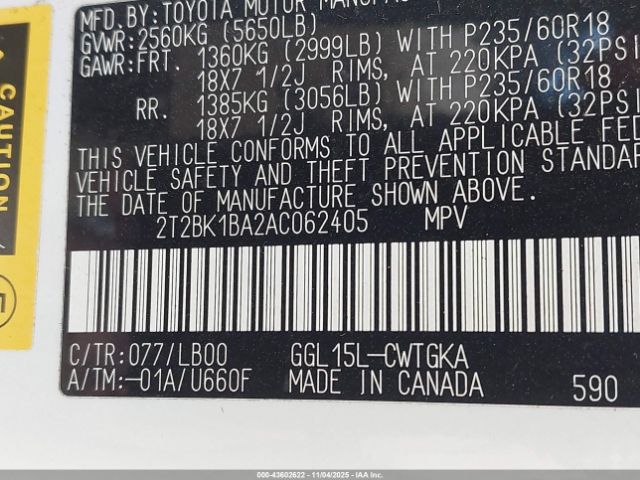 2010 LEXUS RX 350 2T2BK1BA2AC062405 Photo 8