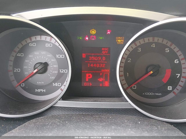 43602642 :رقم المزاد ، JA4MS41X77Z011446 vin ، 2007 Mitsubishi Outlander Xls مزاد بيع