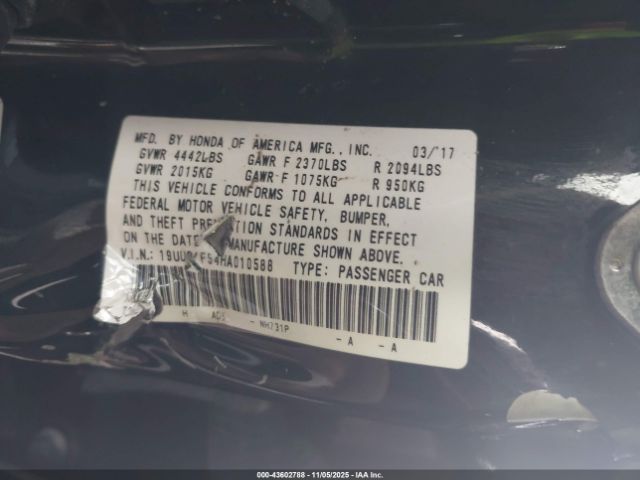 2017 ACURA TLX 19UUB1F54HA010588 Photo 8