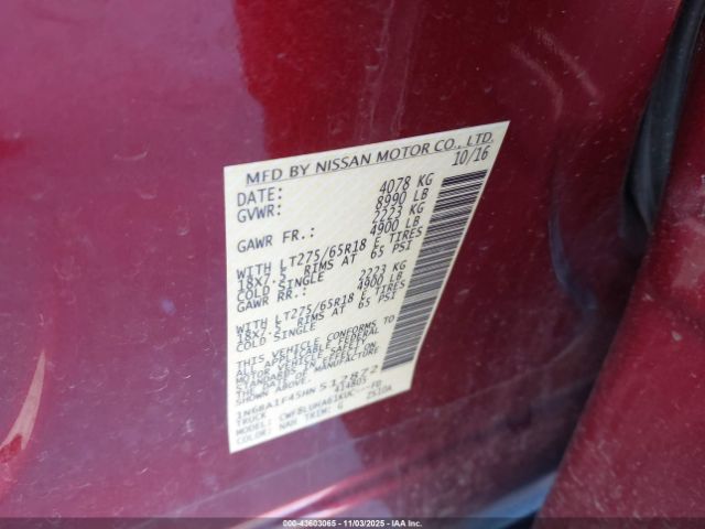 2017 NISSAN TITAN XD 1N6BA1F45HN512872 Photo 8