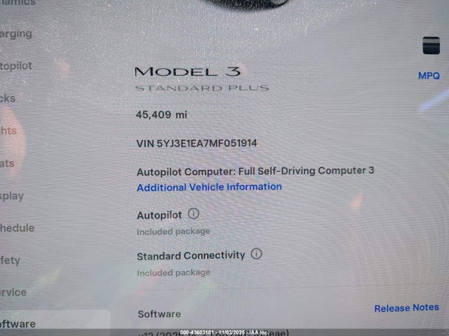 2021 TESLA MODEL 3 5YJ3E1EA7MF051914 Photo 6