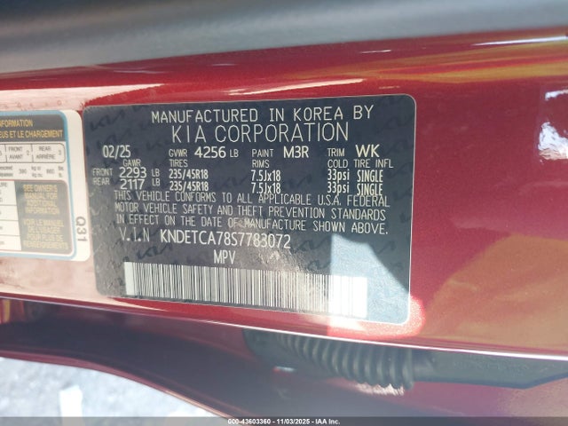 KIA Seltos Sx Turbo 2025 KNDETCA78S7783072 Image 9
